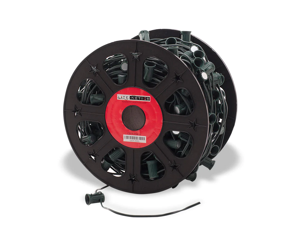 Magnetic 250' C9 Green 15 Spacing SPT1 Empty Socket Line