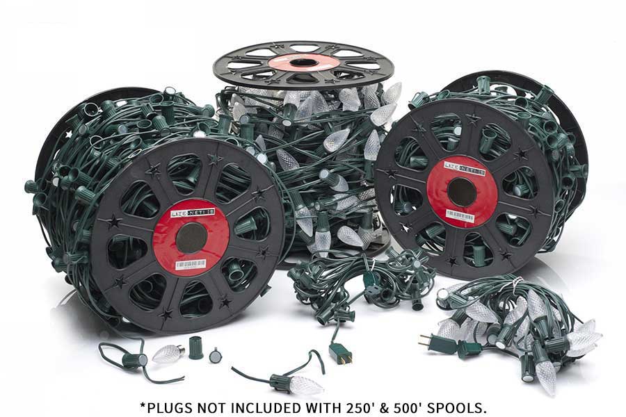 Magnetic 500' C9 Green 12 Spacing SPT1 Empty Socket Line